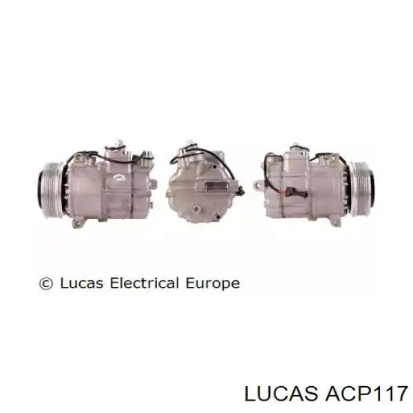 ACP117 Lucas компрессор кондиционера