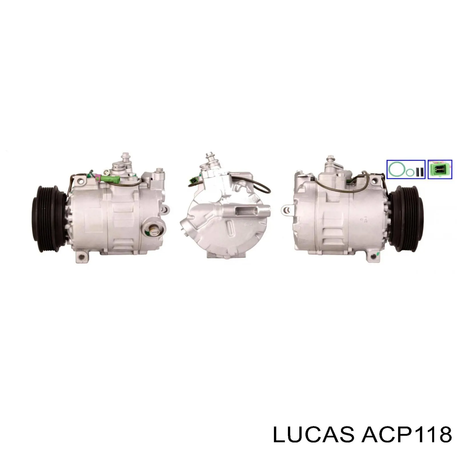 Compresor de aire acondicionado ACP118 Lucas