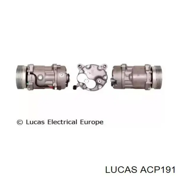 Компрессор кондиционера ACP191 Lucas