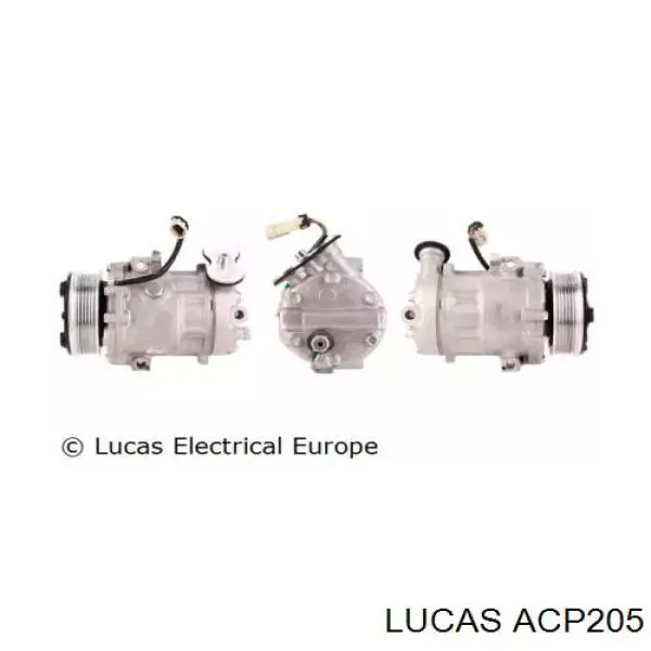 ACP205 Lucas компрессор кондиционера