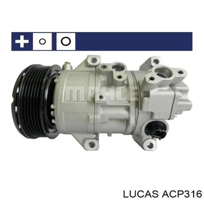 Compresor climatizador ACP316 Lucas