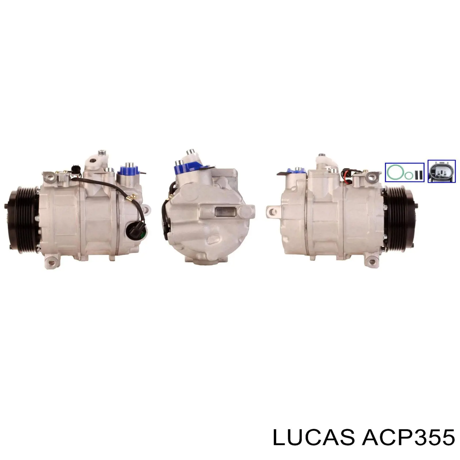 Compresor de aire acondicionado ACP355 Lucas