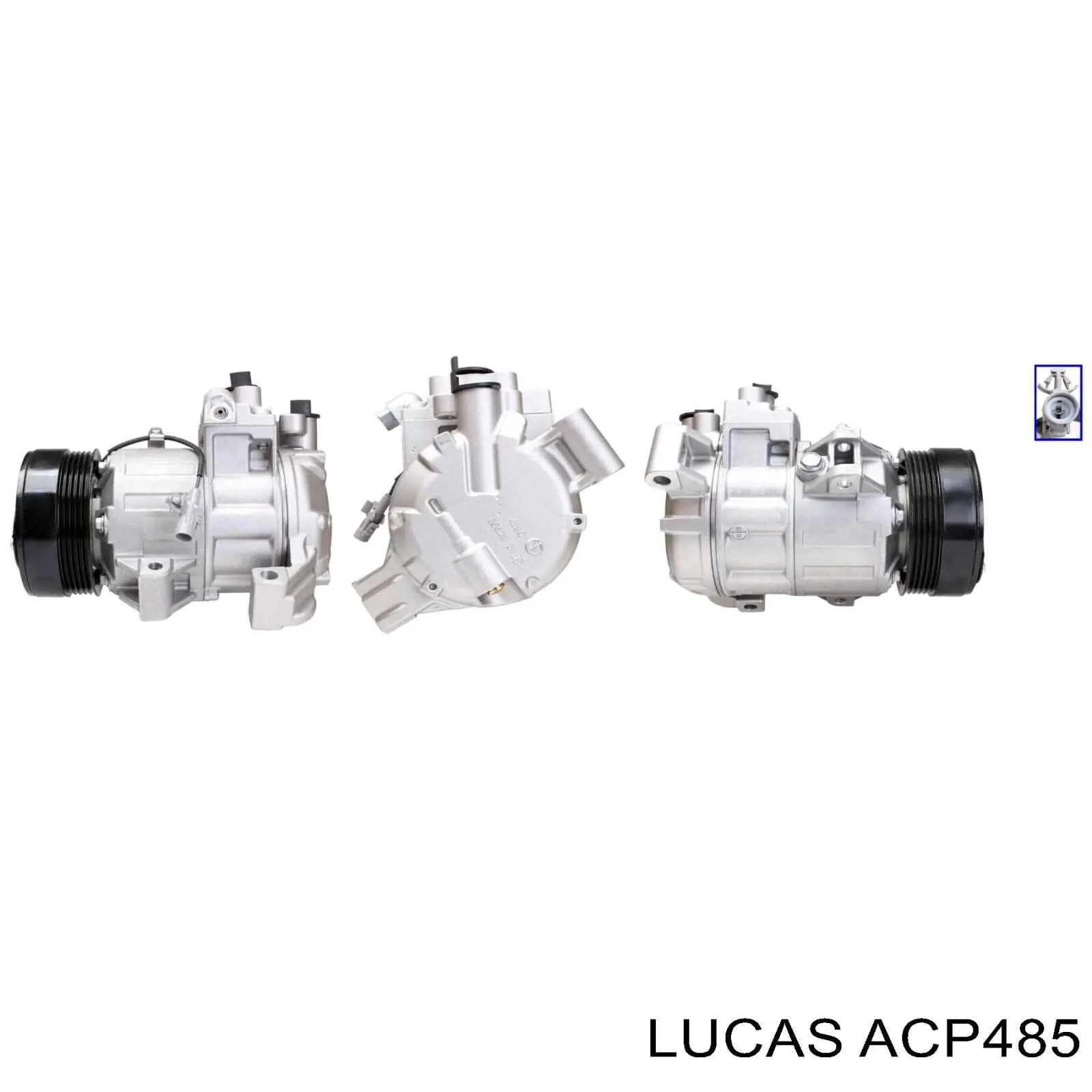 Compresor de aire acondicionado ACP485 Lucas