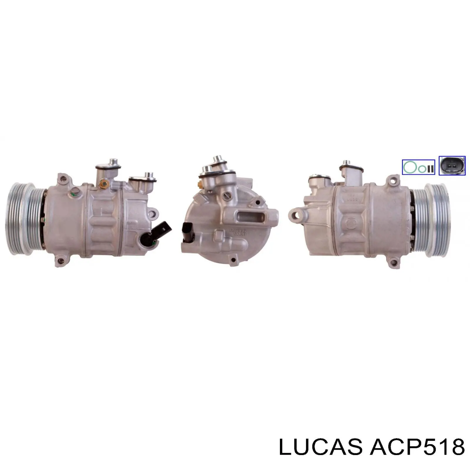 Compresor de aire acondicionado ACP518 Lucas