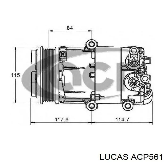 Насос кондиционера Lucas ACP561