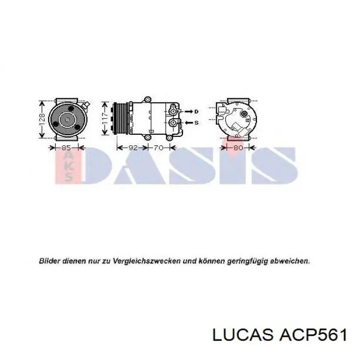 Купить ACP561 Lucas Компрессор климатической установки