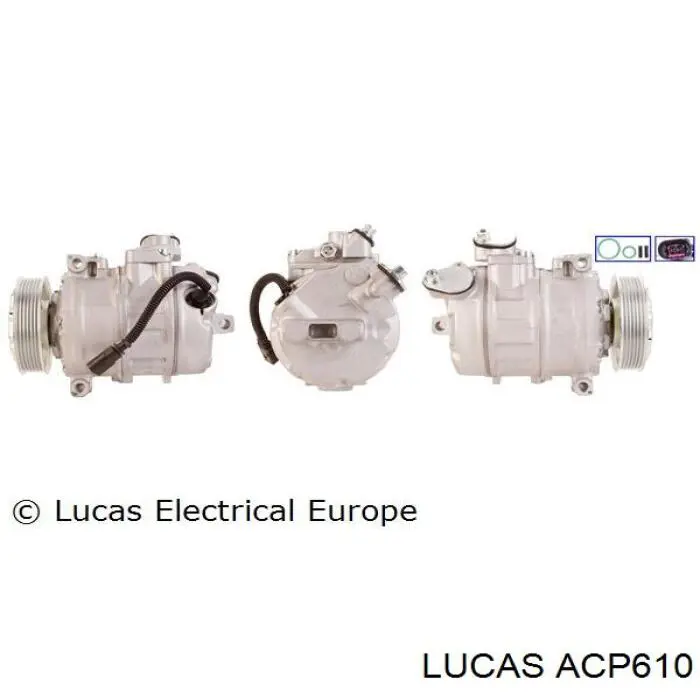Compresor de aire acondicionado ACP610 Lucas