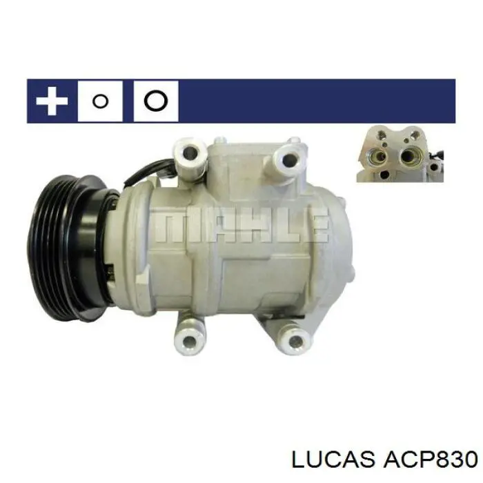 Compresor de aire acondicionado ACP830 Lucas