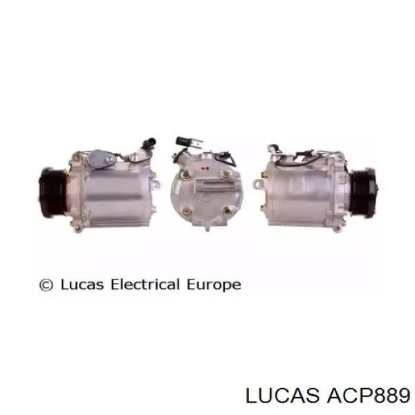 Compresor de aire acondicionado ACP889 Lucas