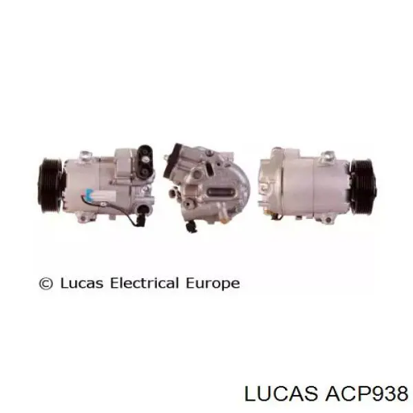 Компрессор кондиционера ACP938 Lucas
