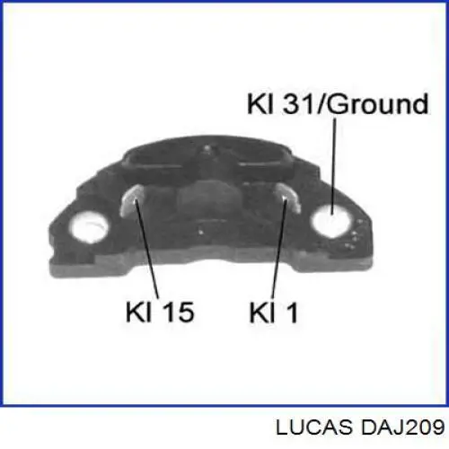 Модуль зажигания (коммутатор) DAJ209 Lucas