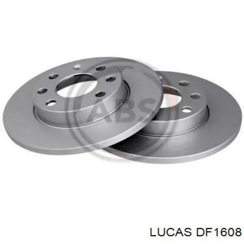 Тормоз дисковый передний Lucas DF1608 цена, от 21.57 USD
