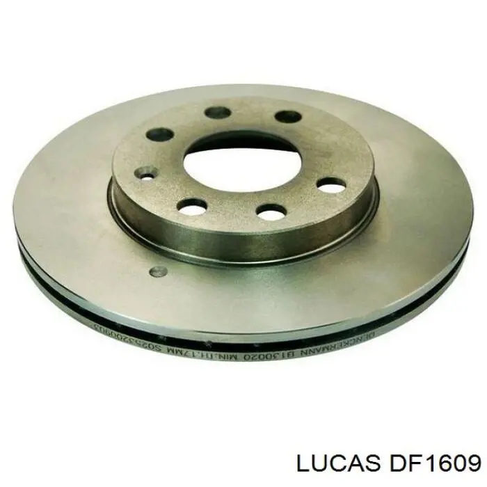 Передние тормозные диски DF1609 Lucas
