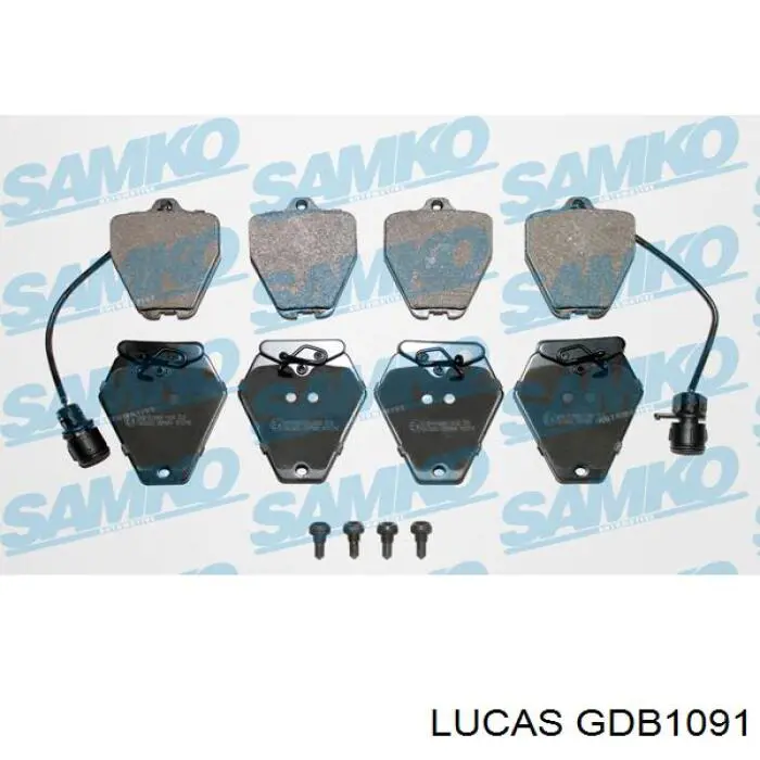 GDB1091 Lucas Колодки передние