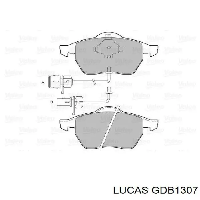 GDB1307 Lucas Колодки передние