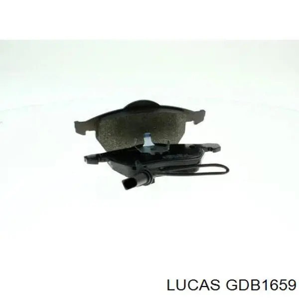 GDB1659 Lucas колодки тормозные передние дисковые