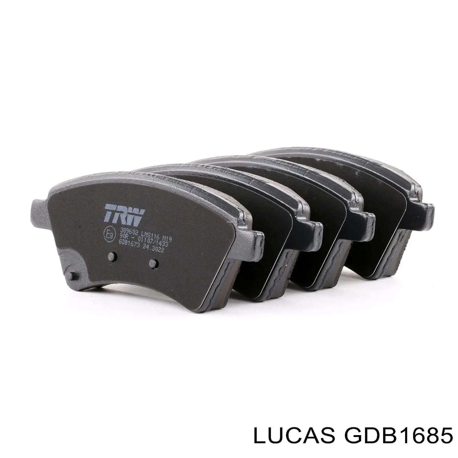 GDB1685 Lucas Колодки тормозные дисковые комплект