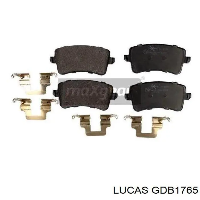 Задние тормозные колодки GDB1765 Lucas