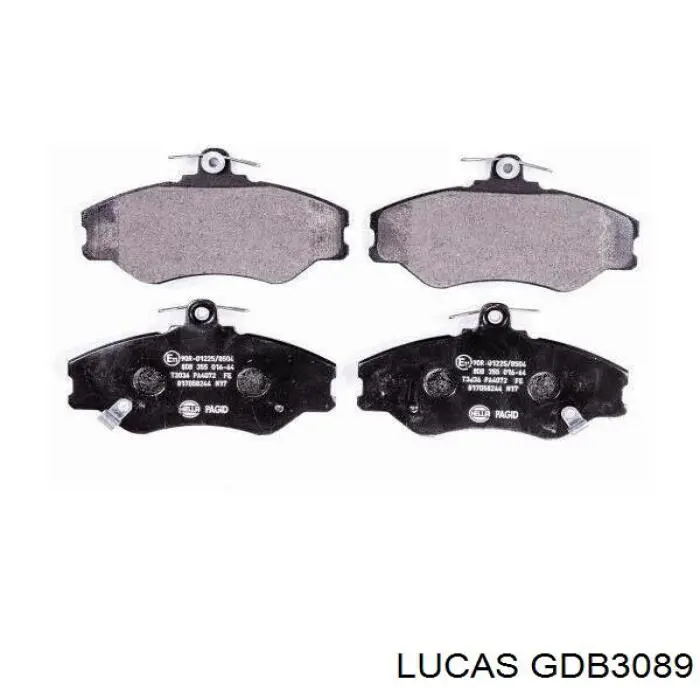 GDB3089 Lucas Колодки передние