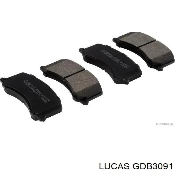 GDB3091 Lucas Колодки передние