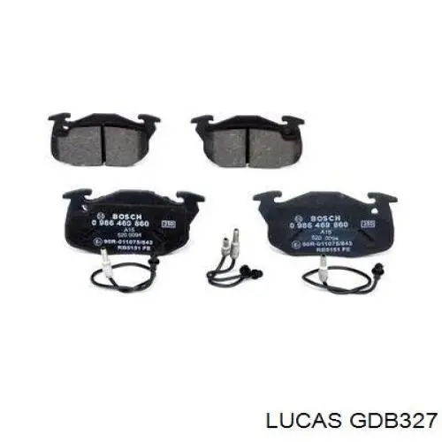 GDB327 Lucas Колодки передние