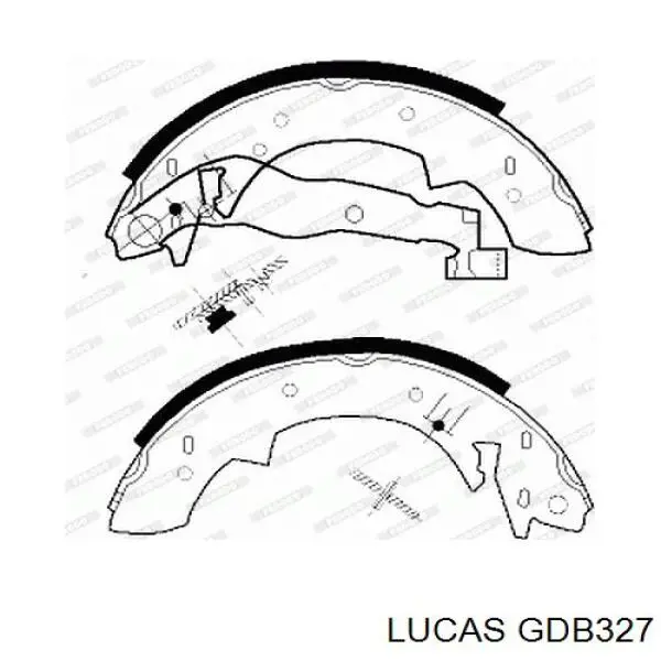 Колодки Lucas GDB327 цена, от 11.82 USD