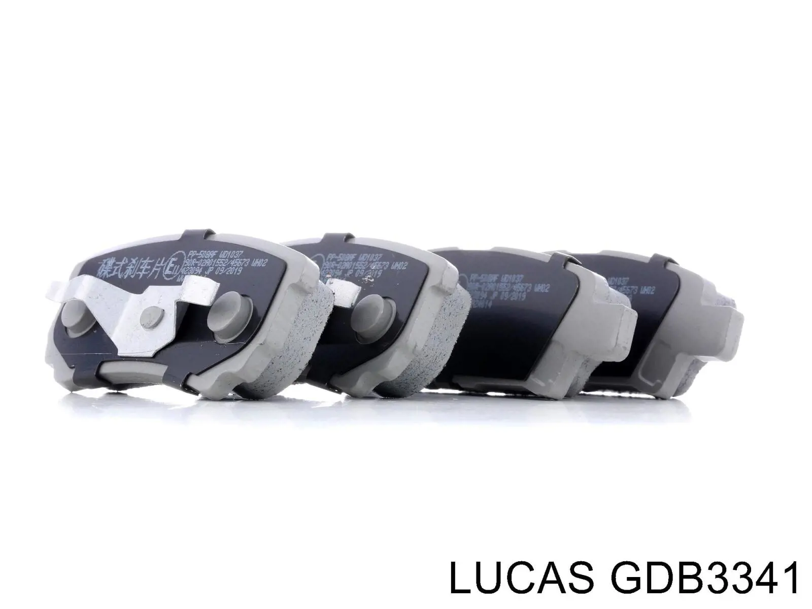 GDB3341 Lucas Колодки тормозные дисковые комплект