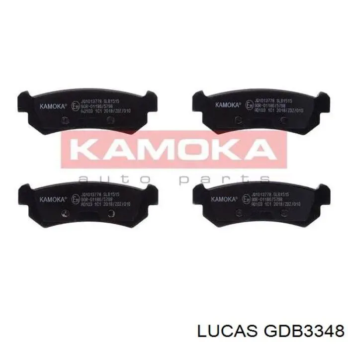 Колодки дисковые  Lucas GDB3348 цена, от 11.35 USD