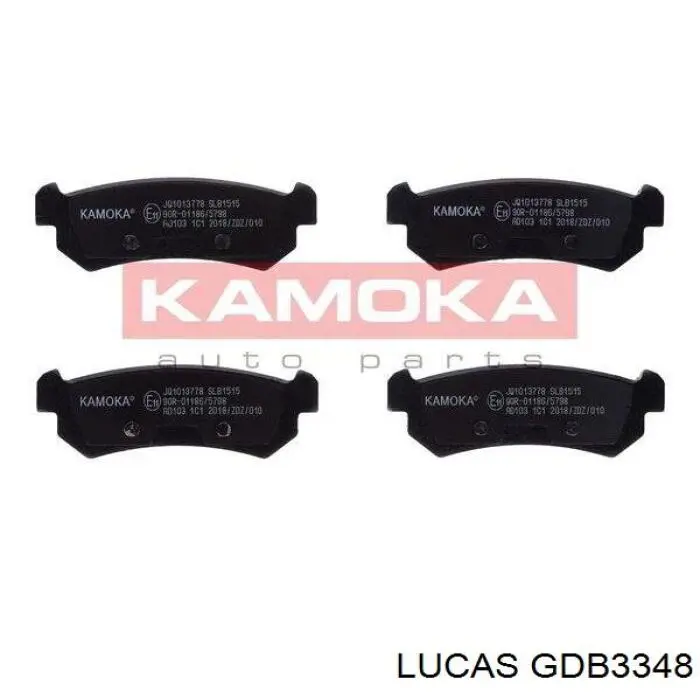 Купить GDB3348 Lucas Колодки тормозные задние, дисковые