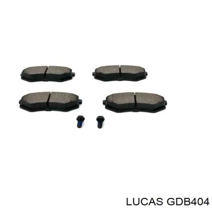 GDB404 Lucas Колодки передние