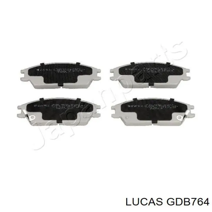 GDB764 Lucas колодки тормозные передние дисковые