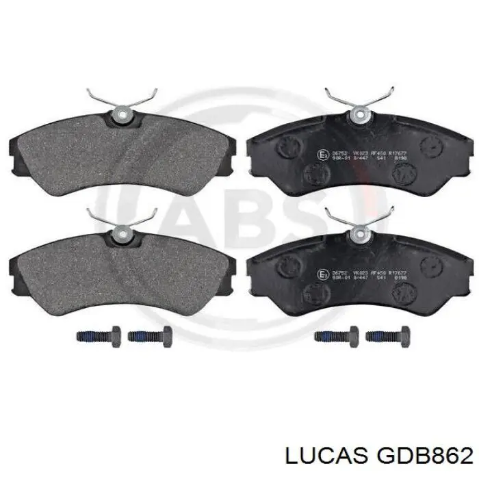 Колодки Lucas GDB862 цена, от 15.12 USD