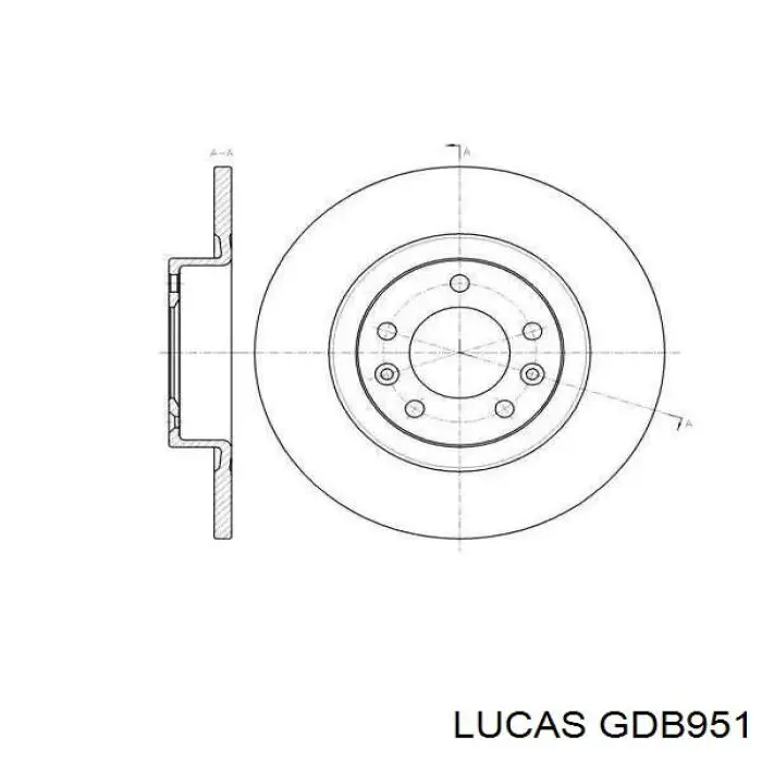Колодки Lucas GDB951 цена, от 17.80 USD