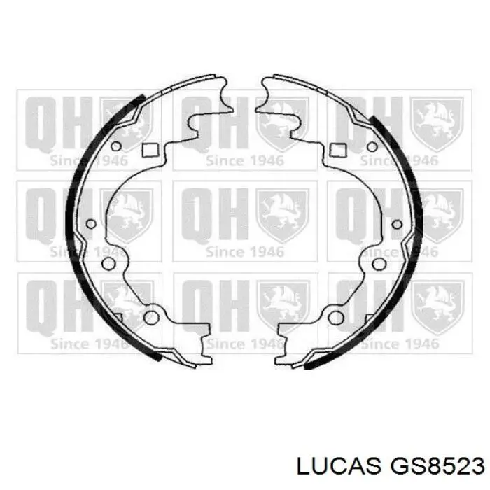 Задние барабанные колодки SA044 Hyundai/Kia