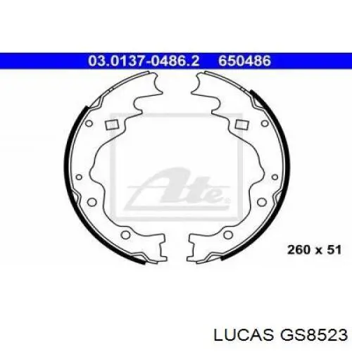 Барабанные колодки Hyundai/Kia SA044
