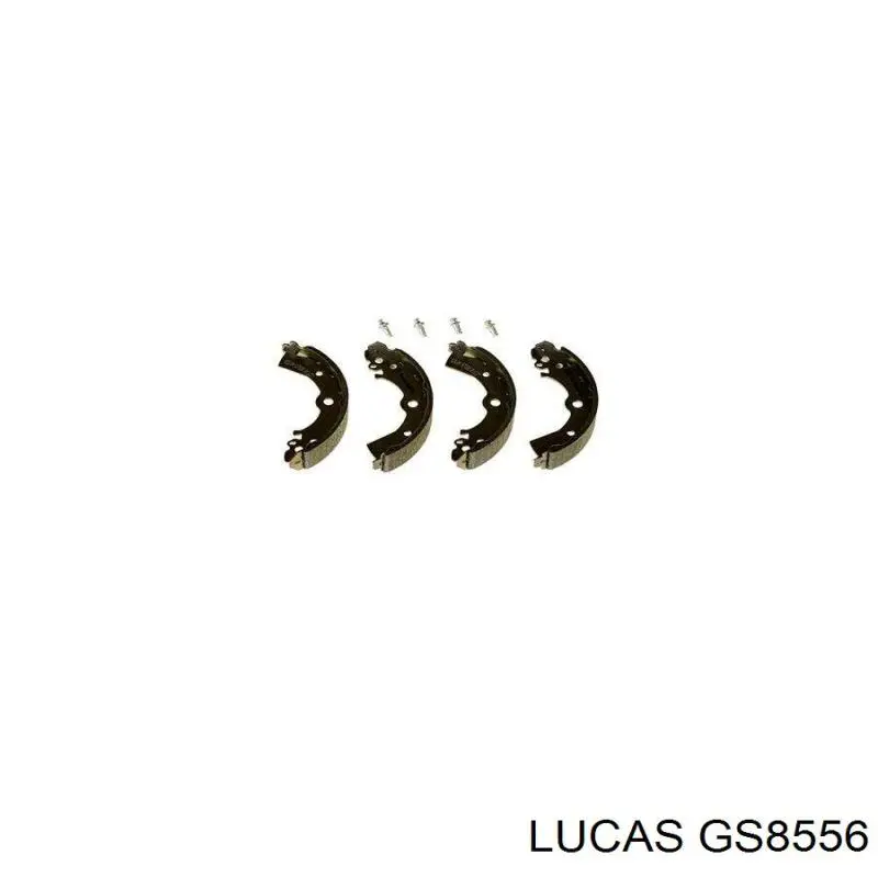 GS8556 Lucas задние барабанные колодки