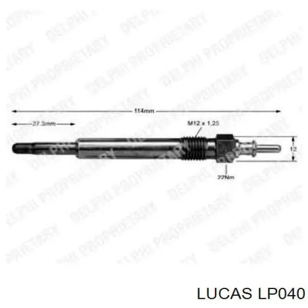 Свечи накала Lucas LP040 цена, от 6.71 USD