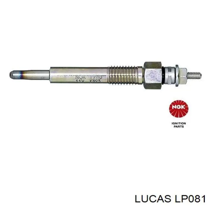 Свечи накала Lucas LP081 цена, от 7.35 USD