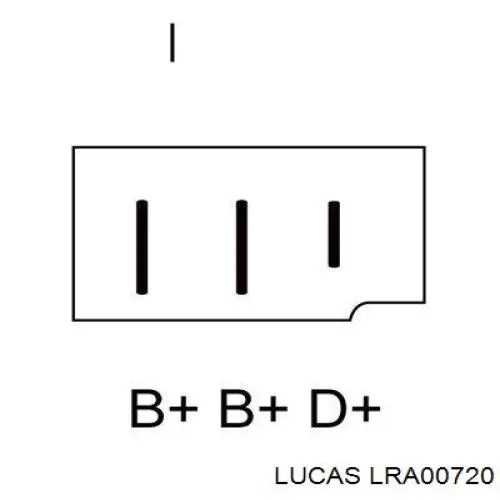 Купить LRA00720 Lucas Генератор