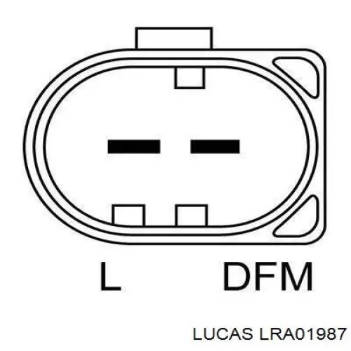 Генератор автомобиля Lucas LRA01987