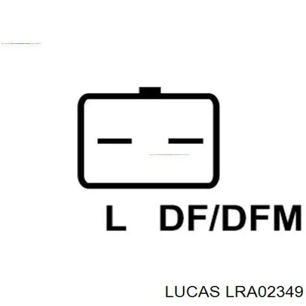 Генератор автомобиля Lucas LRA02349