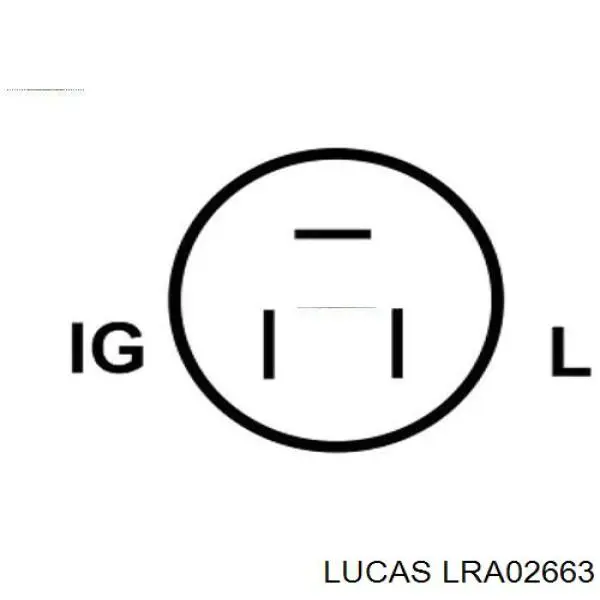 Alternador LRA02663 Lucas