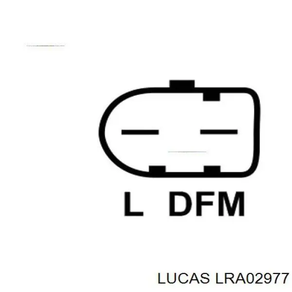 Генератор автомобиля Lucas LRA02977
