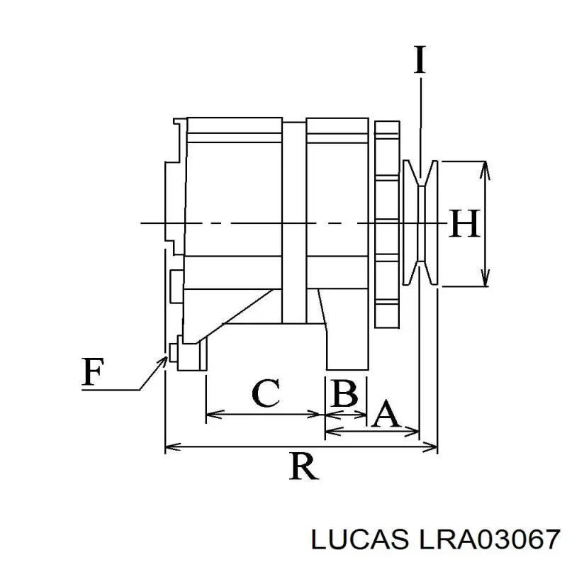 Купить LRA03067 Lucas Генератор