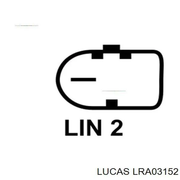 Alternador LRA03152 Lucas