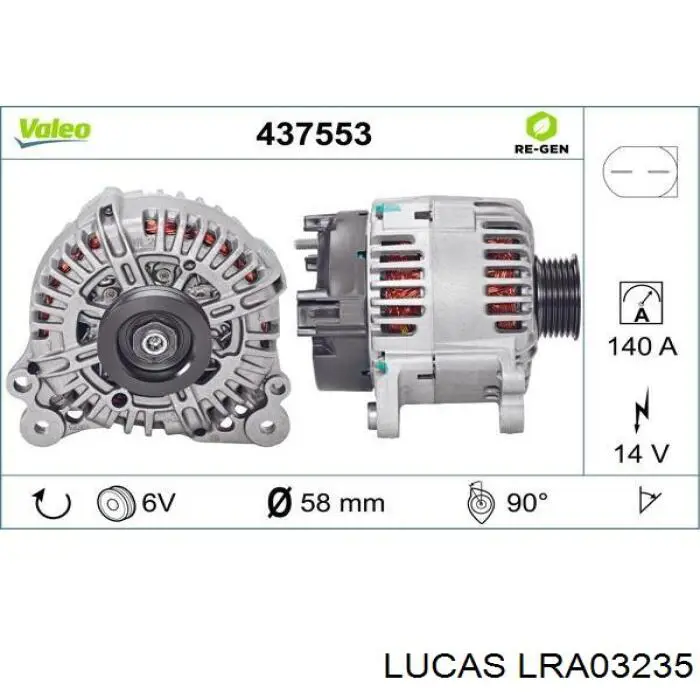 Автомобильный генератор AS/Auto Storm A3162 цена, от 204.93 USD