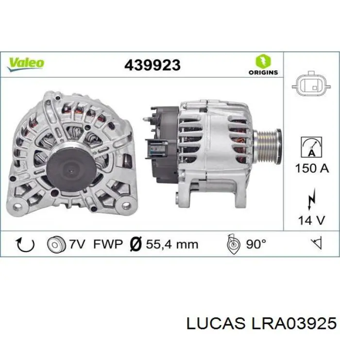 Генератор LRA03925 Lucas