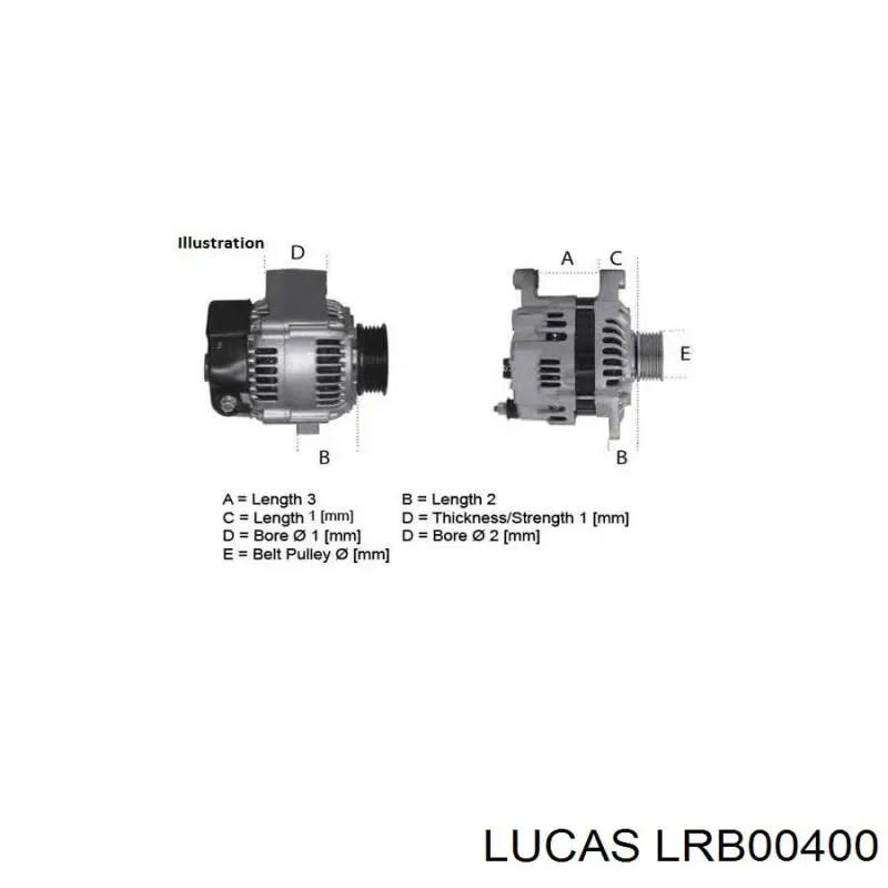 Купить LRB00400 Lucas Генератор