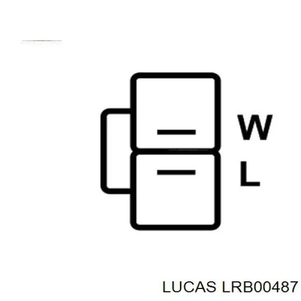 Генератор автомобиля Lucas LRB00487