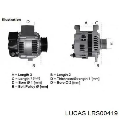 Купить LRS00419 Lucas Стартер